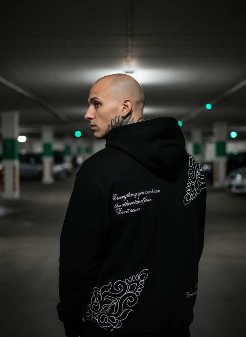 The Script Stitched Hoodie