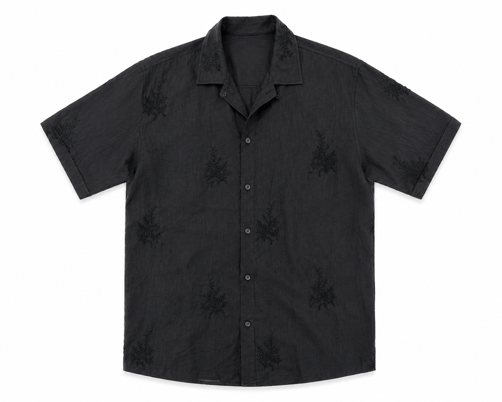 The Noir Embroidered Overshirt