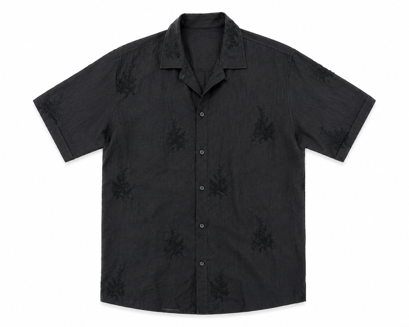 The Noir Embroidered Overshirt