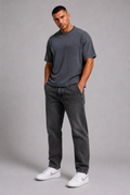 The Washed Pocket Tee – Grey