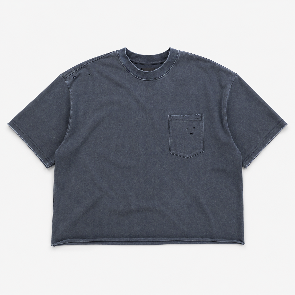 The Washed Pocket Tee – Grey