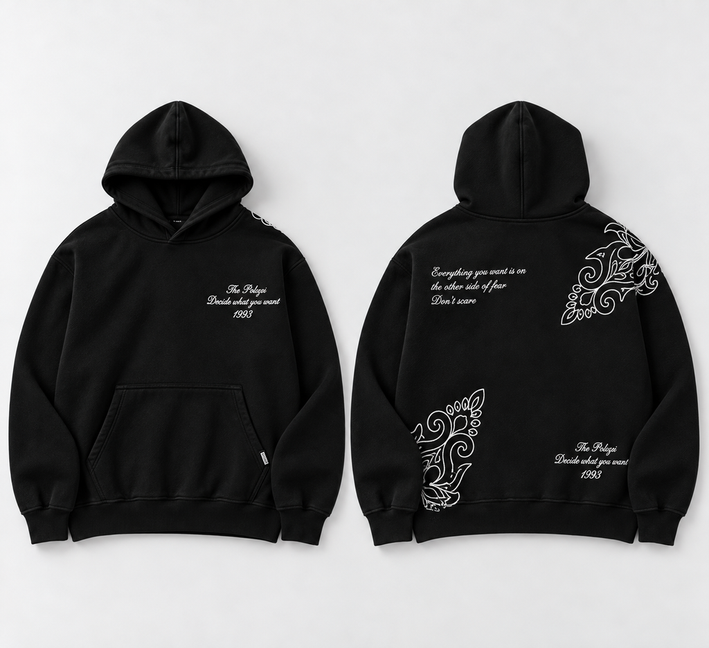 The Script Stitched Hoodie