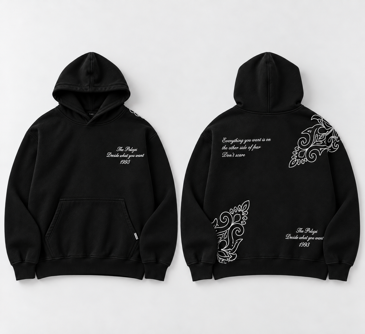 The Script Stitched Hoodie